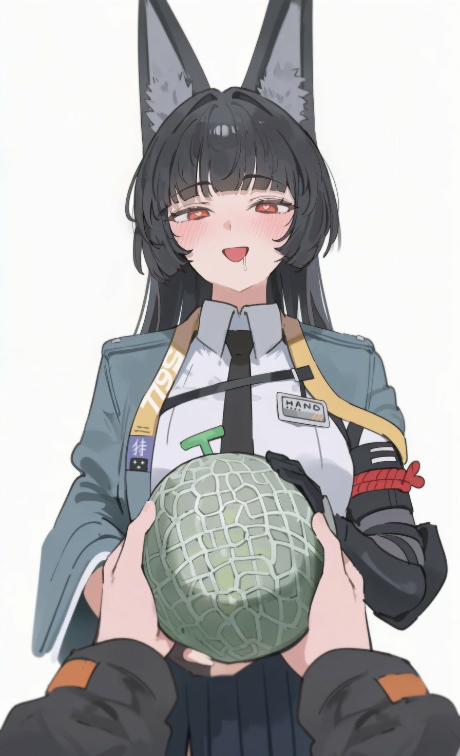 兽耳少女馋哭!哈密瓜投喂可爱瞬间