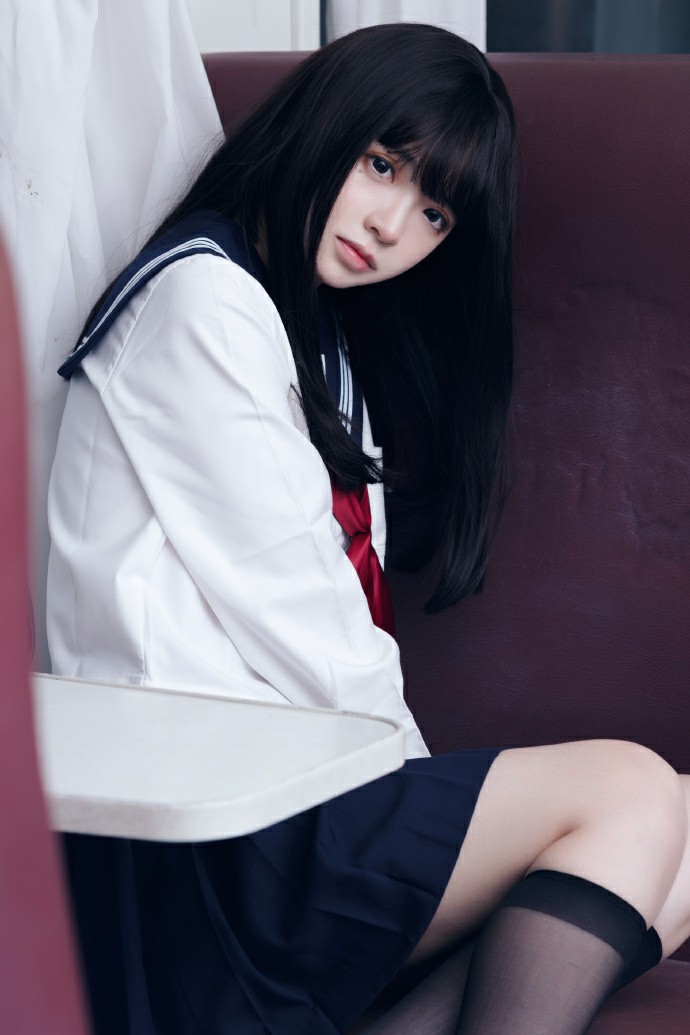 日系JK少女制服写真氛围感拉满