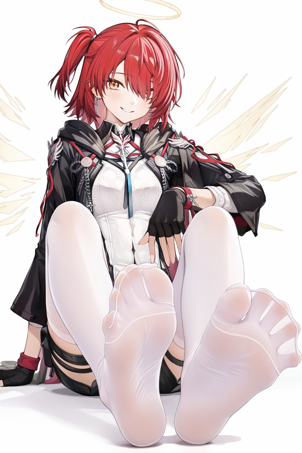 红发天使少女的独特魅力瞬间