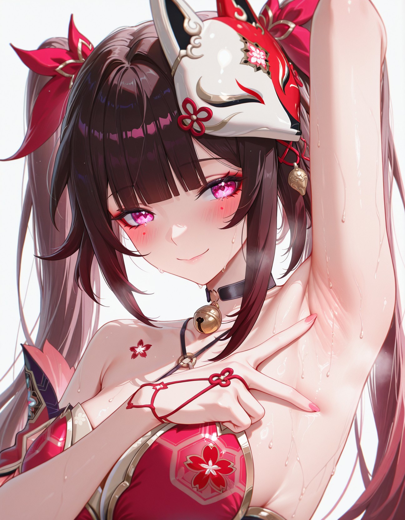 原神宵宫狐狸面具造型元气灵动超吸睛