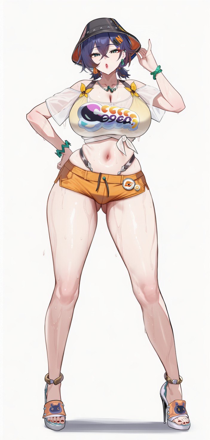 二次元辣妹夏日潮酷穿搭大赏