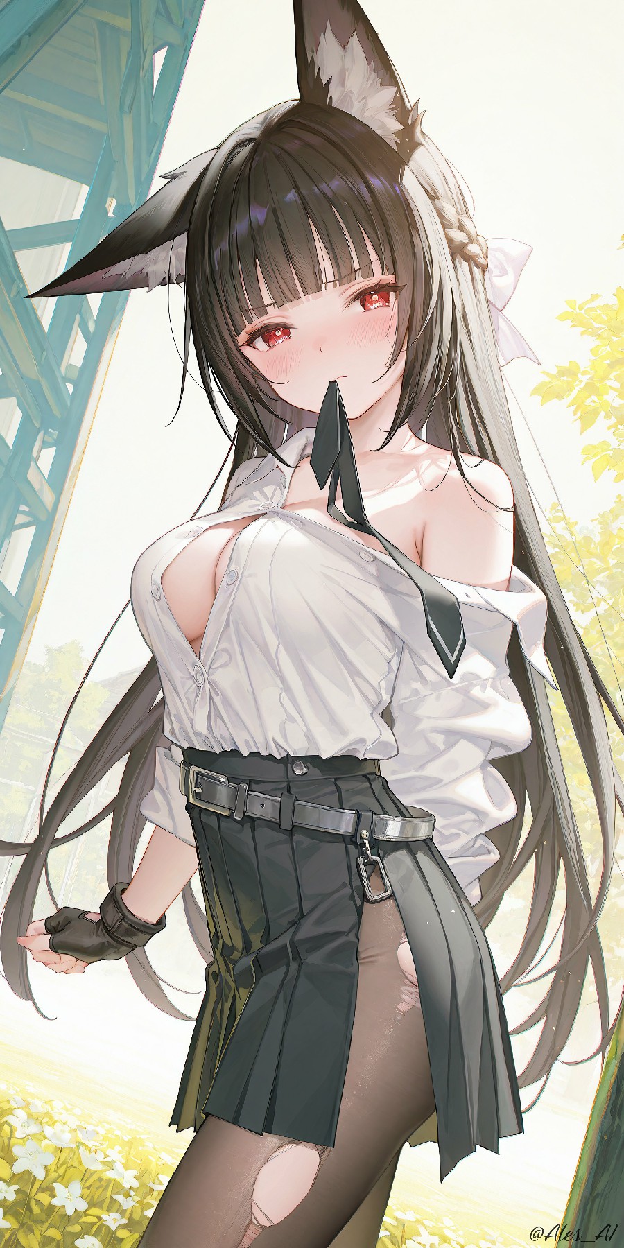 兽耳娘白衬衫｜又纯又欲的元气系少女