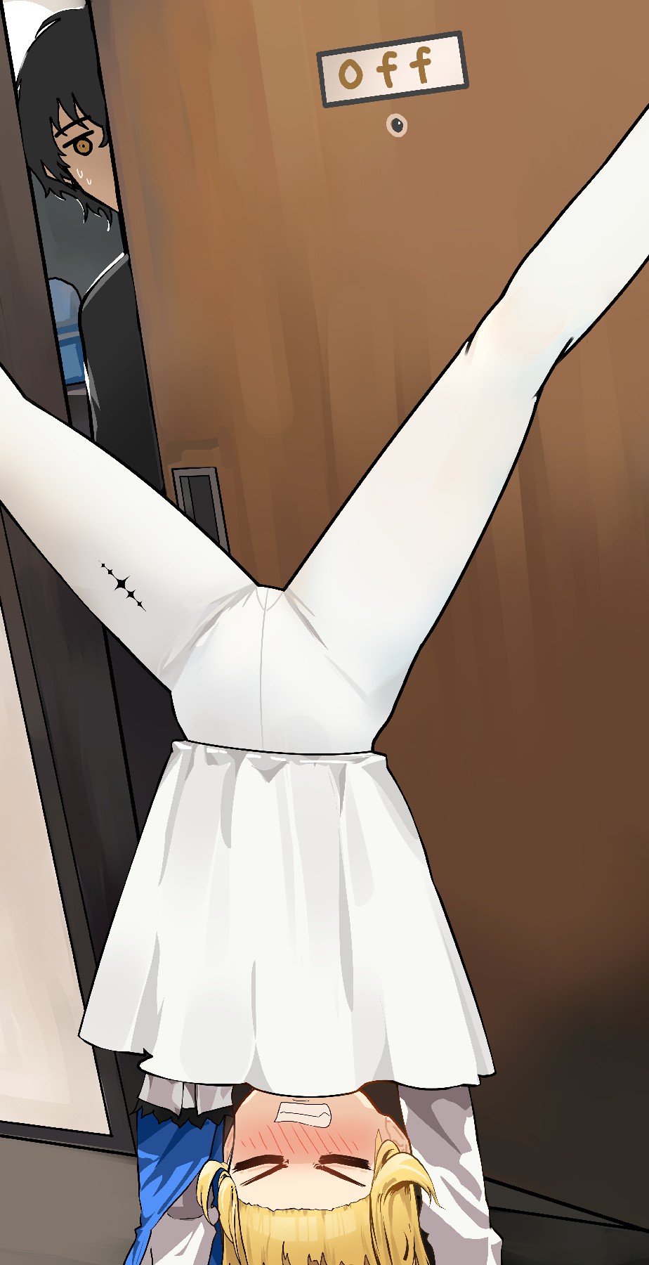 倒立少女的趣味瞬间