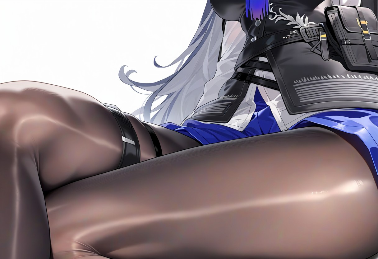 酷飒动漫风的腿部魅力呈现