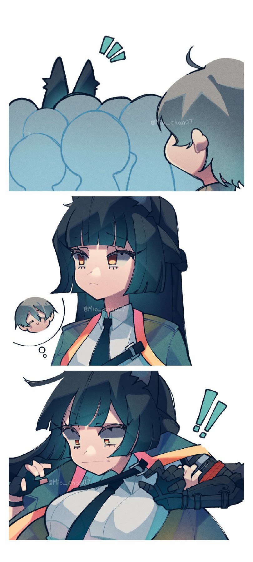 她想起他时，忍不住调整领带的小瞬间