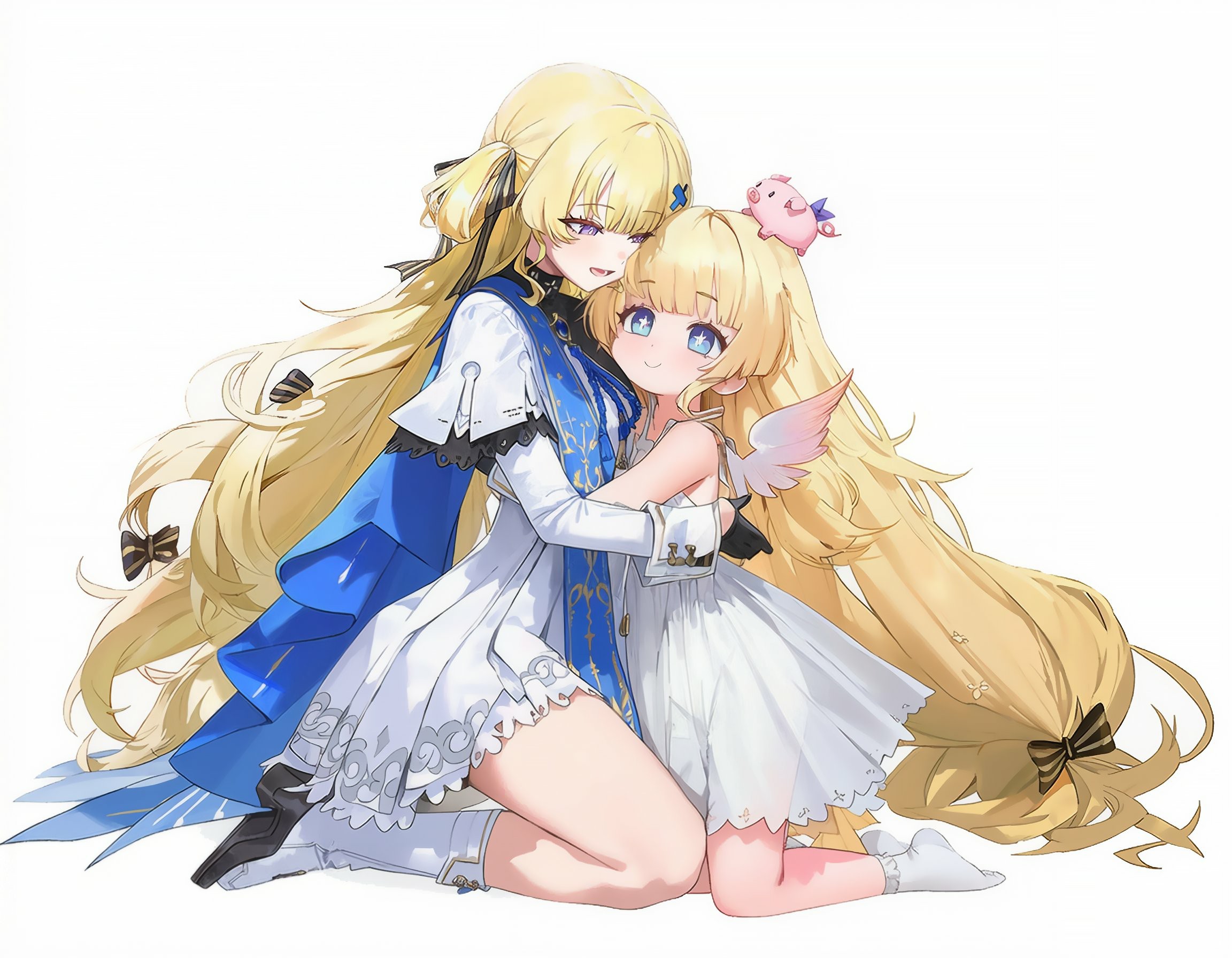 金发姐妹的治愈拥抱，二次元萌系暴击！