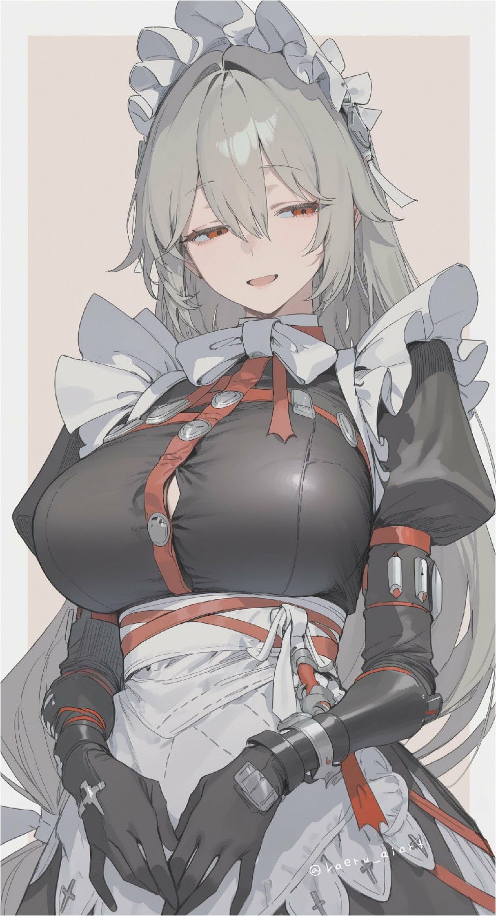 银发机械女仆！未来感与甜美感的碰撞