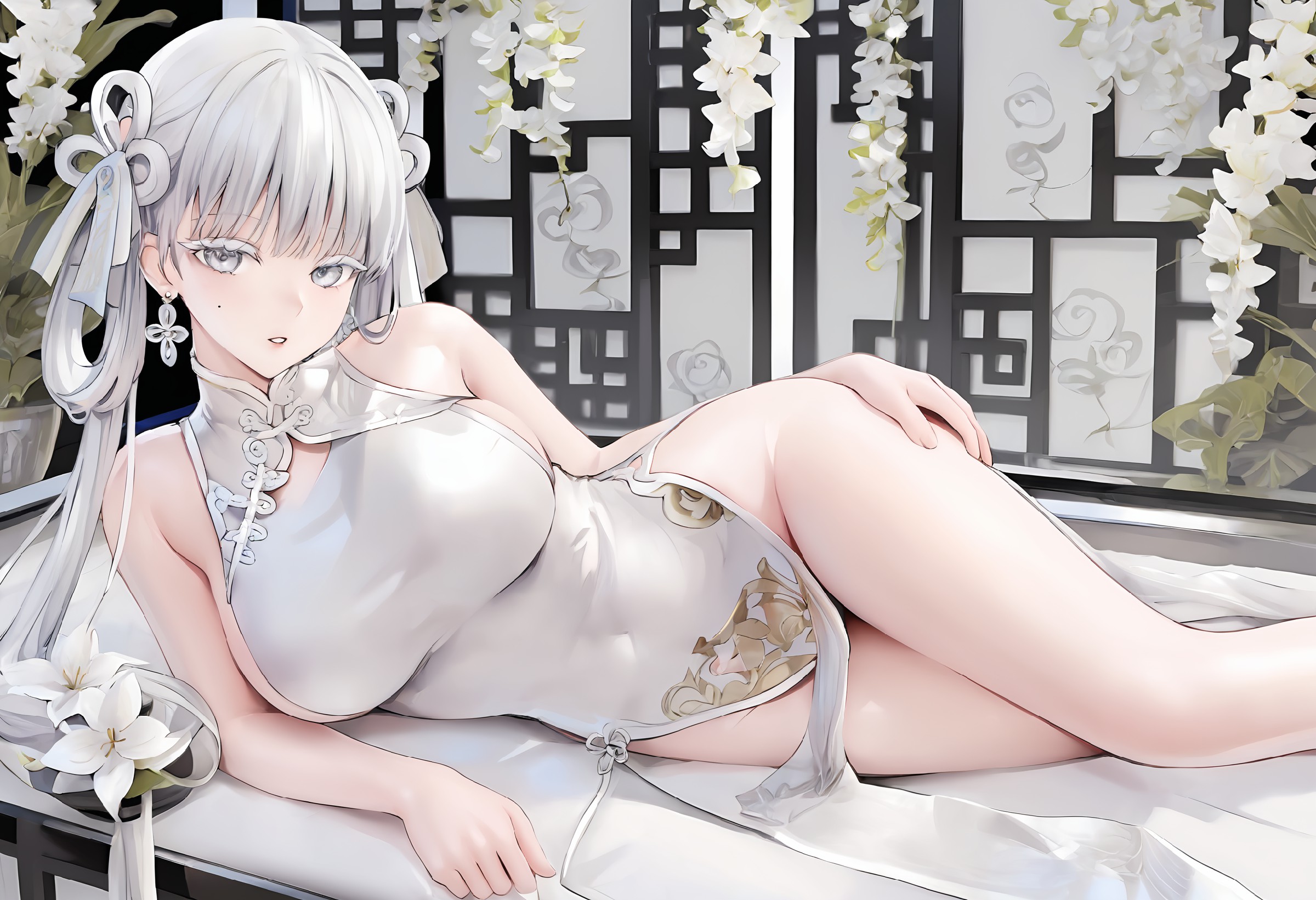 银发旗袍美人｜东方古韵与性感的融合