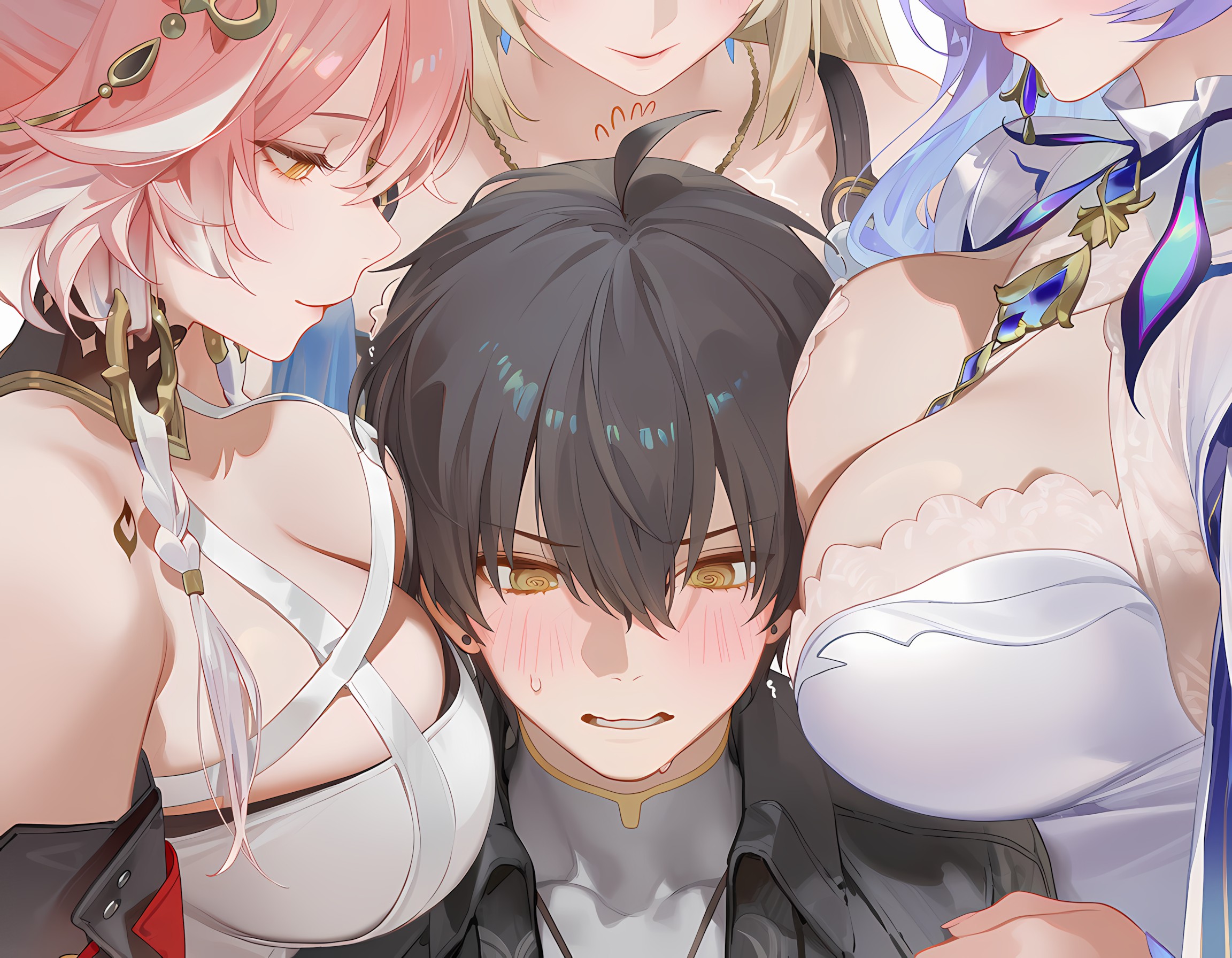 被美女环绕的心动瞬间