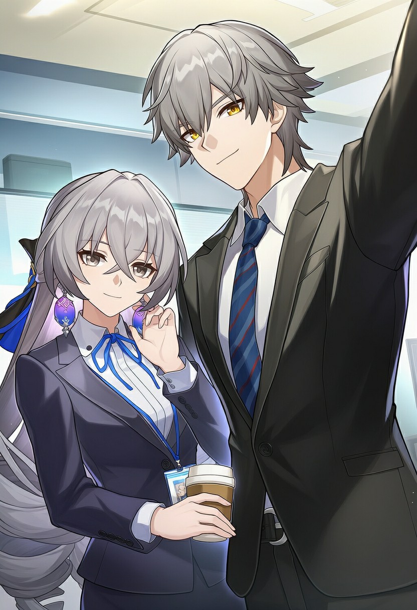 职场动漫CP的超酷同框瞬间