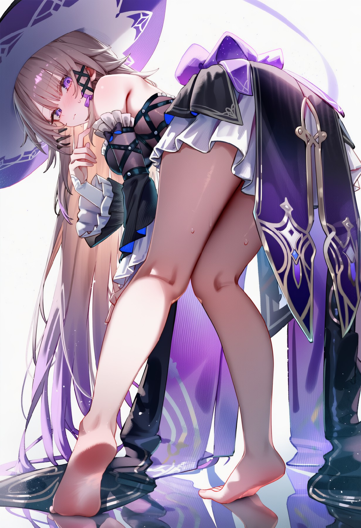 魔法少女赤脚漫步，梦幻紫调太绝了