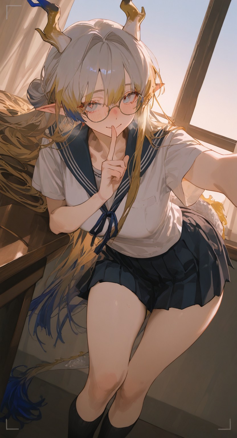 奇幻风格的水手少女超吸睛