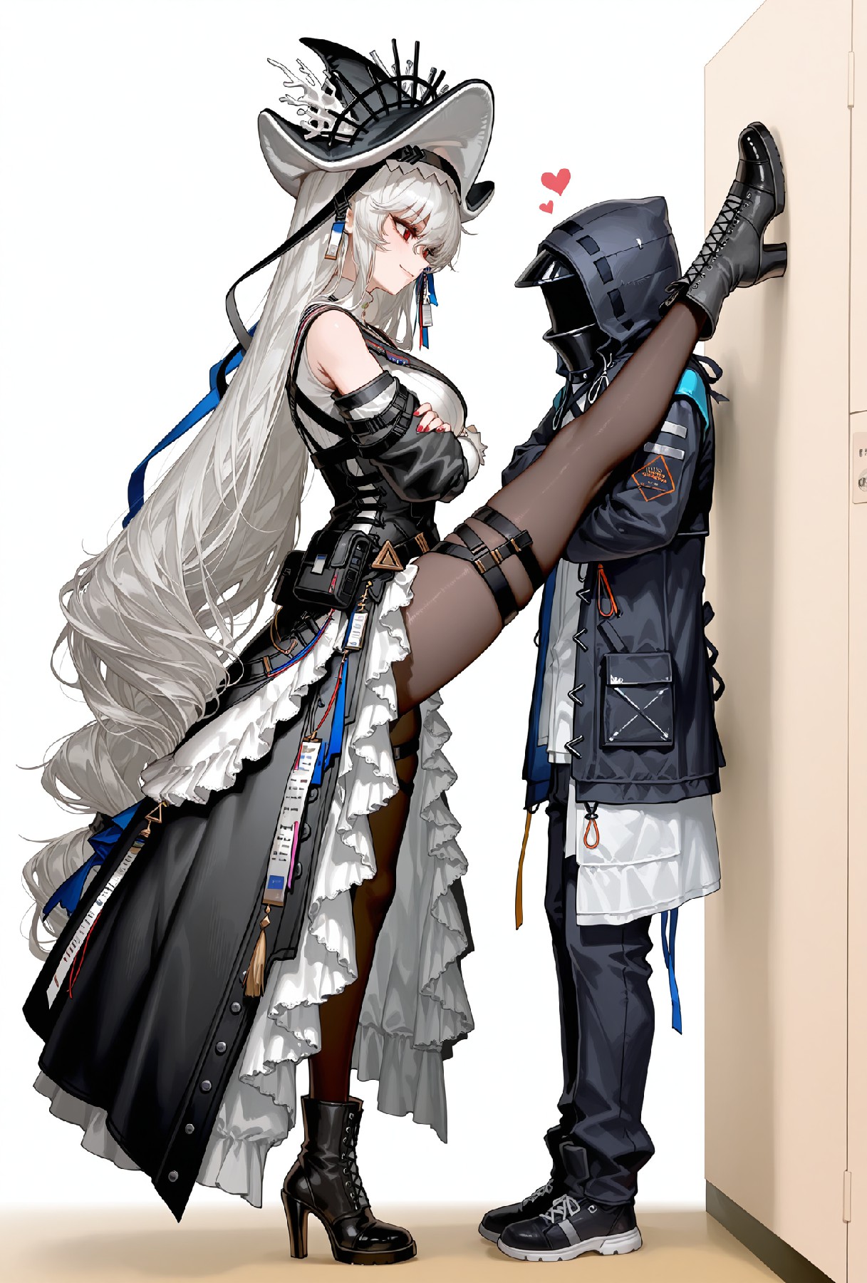 酷飒御姐与神秘角色的奇妙互动