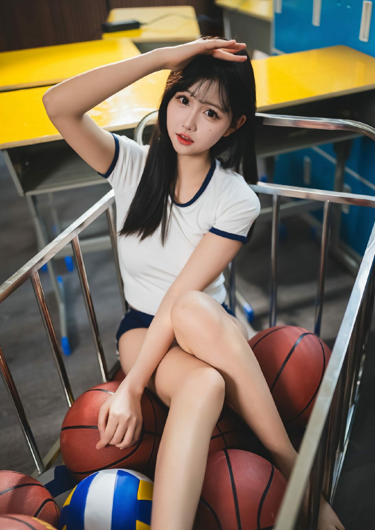 运动系少女的校园时光 活力满满超吸睛