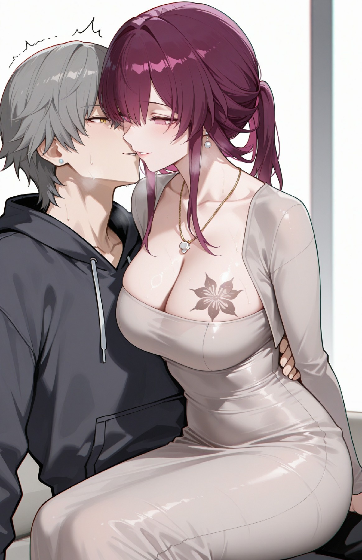 CP暧昧心动瞬间！樱花纹身太戳了