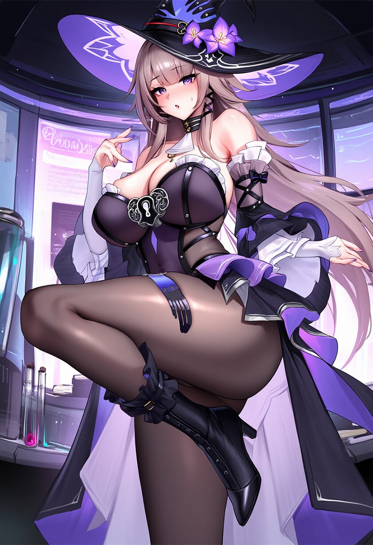 魔法女巫的性感造型，颜值身材超惊艳