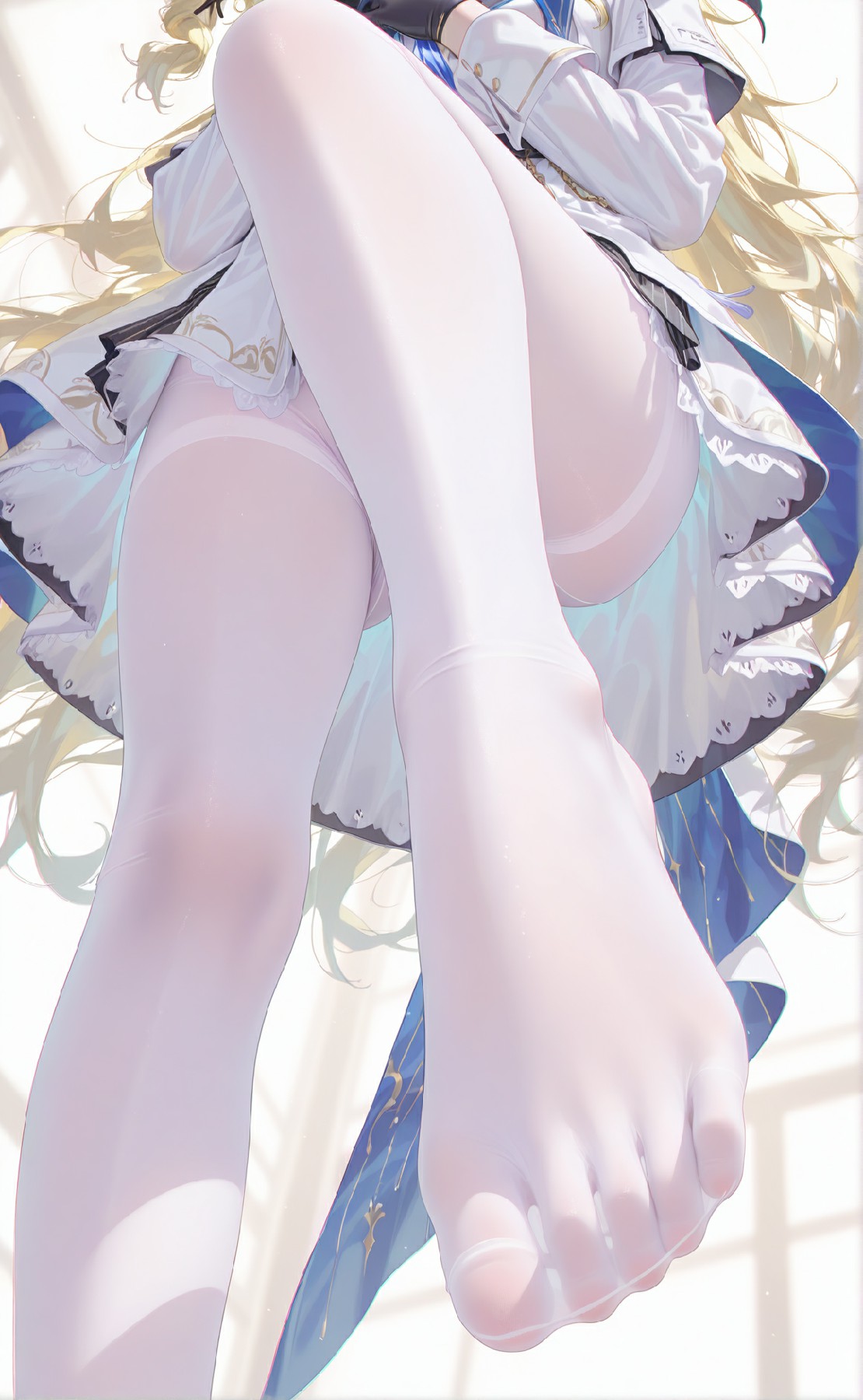 [通透白丝长腿二次元少女 氛围感超惊艳]