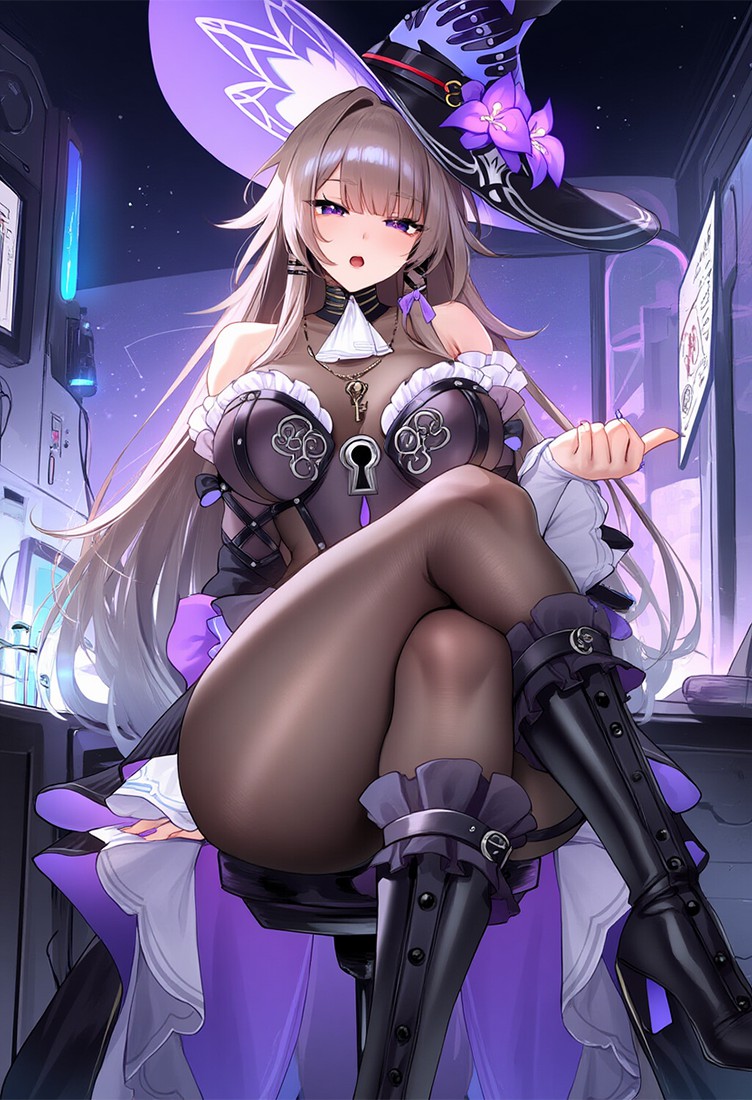 赛博魔女风美少女 暗黑甜酷超吸睛